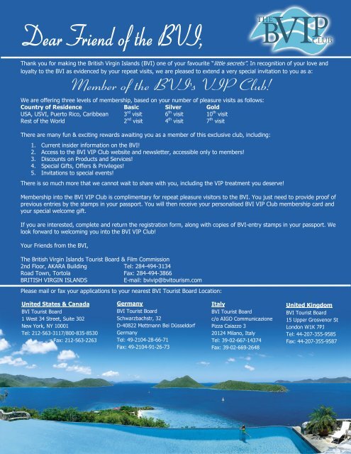 Application for Membership to BVI VIP Club - BVIPirate.com