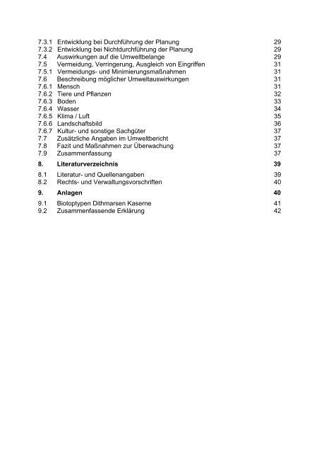 9. Änderung des Flächennutzungsplanes der Gemeinde Albersdorf für