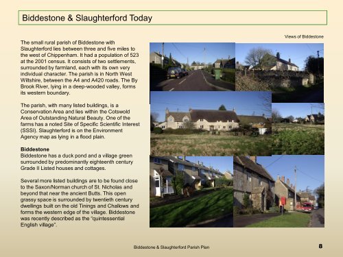 Grant Proposal for Project Name - Biddestone Village