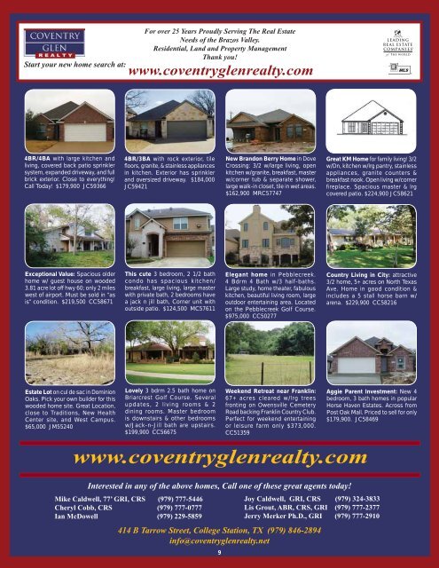 Brazos Valley Homes & Real Estate