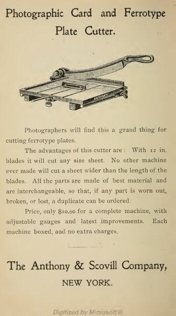 The ferrotype and how to make it - The Grian Press