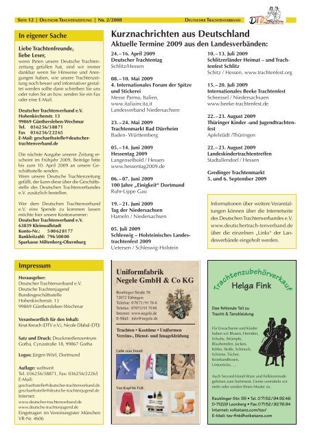 Trachtenzeitung 2-2008