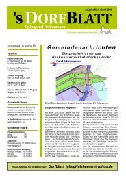 Gemeindenachrichten - Igling