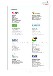 Exhibitors - European Bioplastics