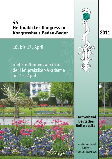 44. Heilpraktiker-Kongress im Kongresshaus Baden-Baden 2011
