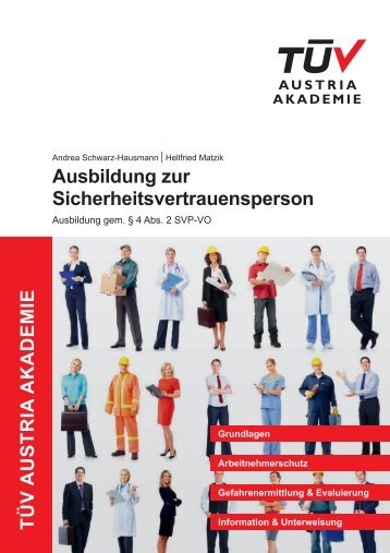 Ausbildung zur Sicherheitsvertrauensperson - TÜV Austria Akademie