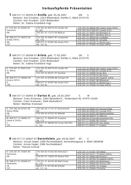 Download: vk.pdf - Pferdezucht-Austria