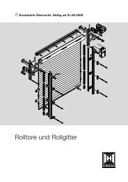 Rolltore und Rollgitter - Hörmann