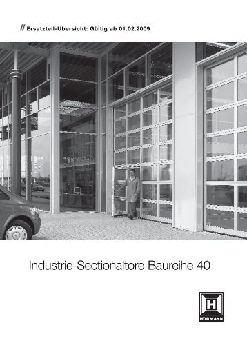 Industrie-Sectionaltore Baureihe 40 - Hörmann