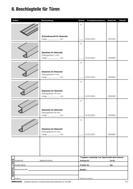 Industrie-Sectionaltore Baureihe 40 - Hörmann