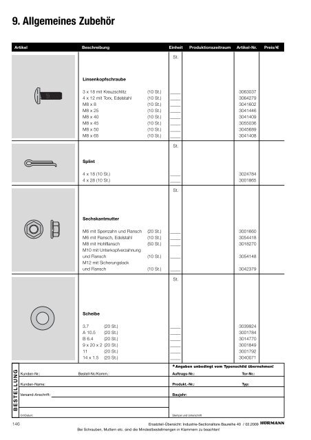 Industrie-Sectionaltore Baureihe 40 - Hörmann