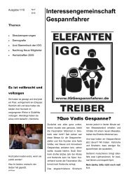 ET Ausgabe 1 2010 - Interessengemeinschaft Gespannfahrer