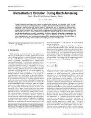 Microstructure Evolution During Batch Annealing - TRDDC