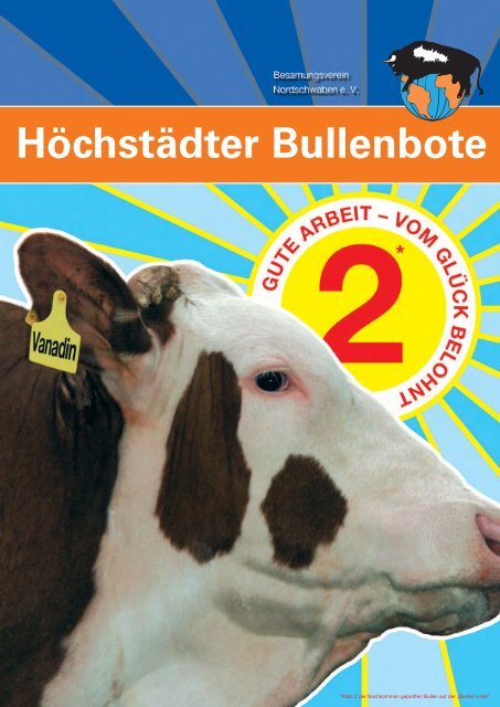 Höchstädter Bullenbote - Besamungsverein Nordschwaben eV