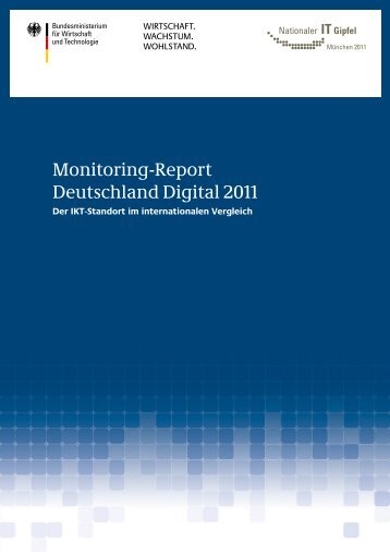 Monitoring Report Deutschland Digital 2011 - TNS Infratest