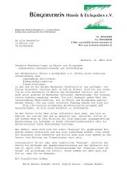 diesem Formular - Bürgerverein Hörnle & Eichgraben