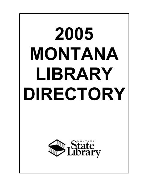 Library Listing - Montana State Library