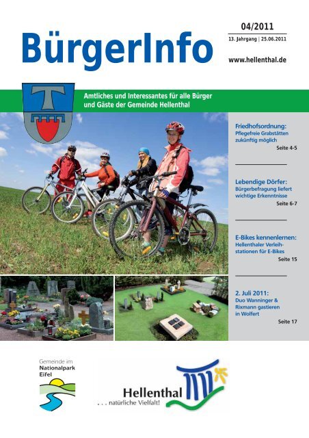 Ausgabe Juni 2011 - Gemeinde Hellenthal