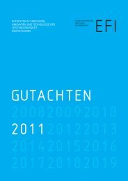 Gutachten 2011. - Expertenkommission Forschung und Innovation