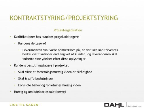 Fælles projektmodel i staten – skal skaleres i forhold til projektets ...