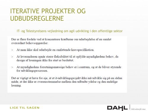 Fælles projektmodel i staten – skal skaleres i forhold til projektets ...