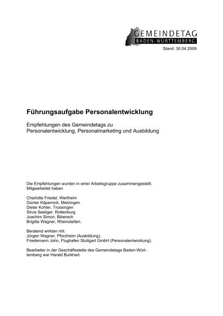 Führungsaufgabe Personalentwicklung