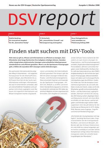 Finden statt suchen mit DSV-Tools - DSV-Gruppe