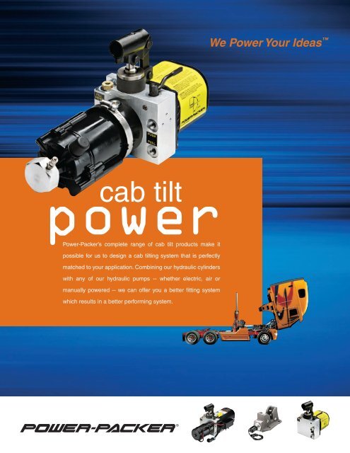 Cab Tilt Power Packer