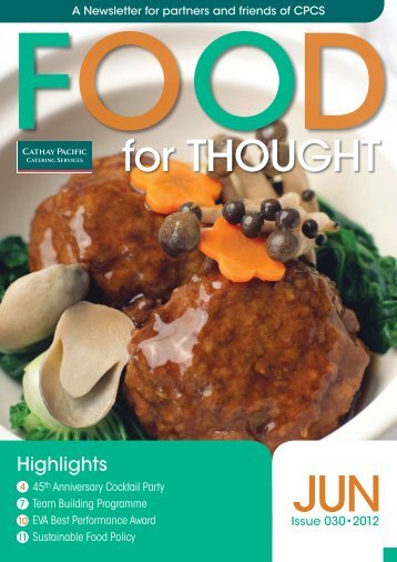 Issue 30 - Cathay Pacific Catering Services