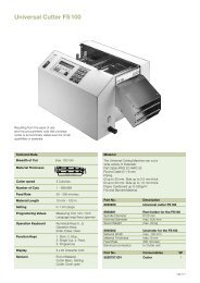 Universal Cutter FS100 - Cab