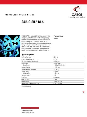 CAB-O-SIL® M-5 - Talas