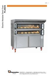 Electric Modular Deck Oven PLANOS - Bakery & Catering Equipment