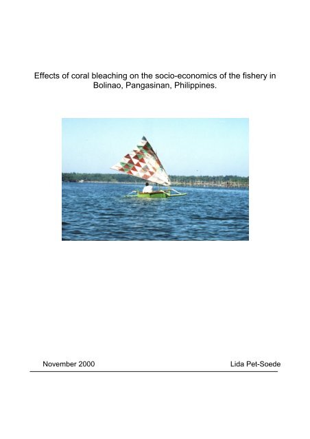 Effects of the 1998 coral bleaching event in - Coastal Resources ...