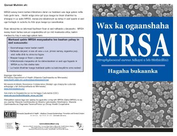 Somali (PDF: 516KB/6 pages) - Minnesota Department of Health