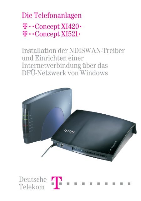 Concept XI420 - Installation NDISWAN-Treiber - DTT IT &amp; Services