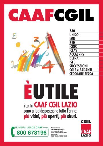 i centri CAAF CGIL LAZIO