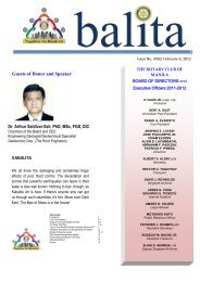 balita feb 9.pdf - Rotary Club of Manila