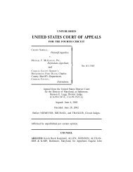 United States Court of Appeals for the Fourth Circuit