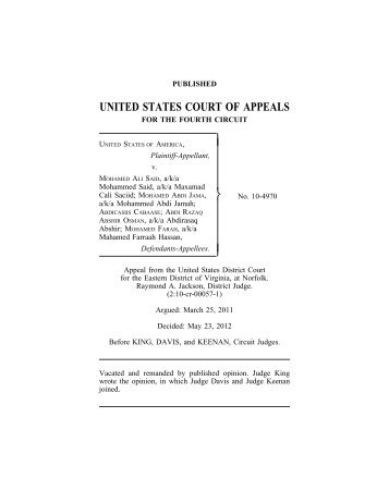 United States Court of Appeals for the Fourth Circuit