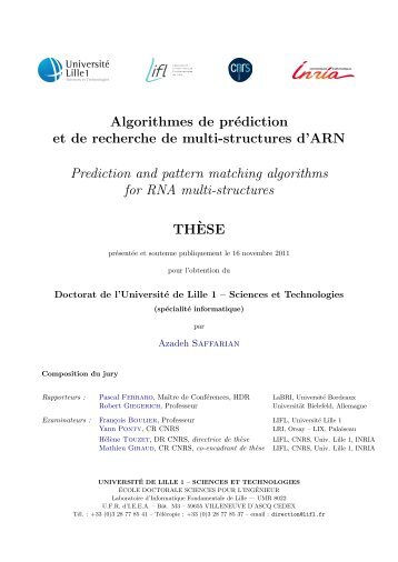 Algorithmes de prediction et de recherche de multi-structures d'ARN