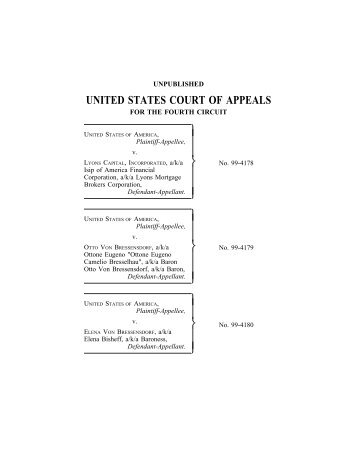 United States Court of Appeals for the Fourth Circuit