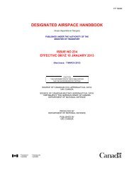 Designated Airspace Handbook - Nav Canada