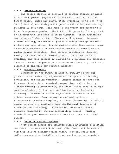 NOx Emissions from Cement Mfg - US Environmental Protection ...