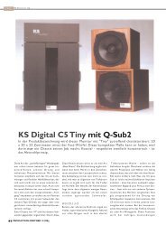 KS Digital C5 Tiny mit Q-Sub2