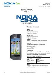 Nokia C5-03 RM-679, RM-719 Service Manual ... - Altehandys.de