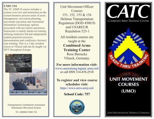 UMO 154 - Combined Arms Training Center