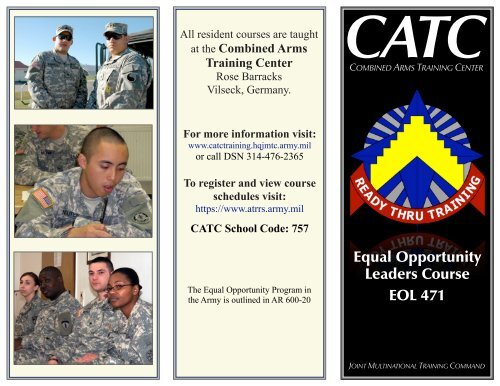 EOL Duties - Combined Arms Training Center