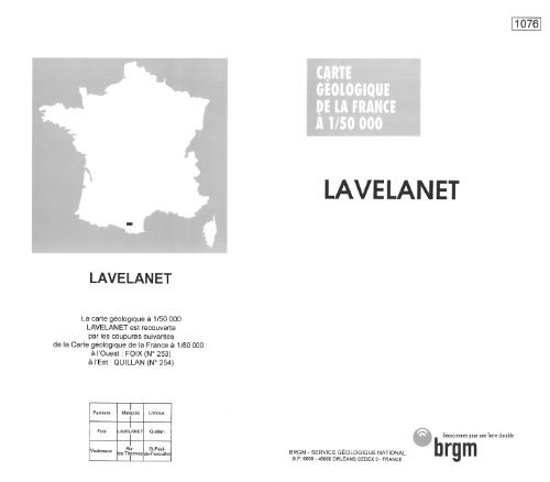 Notice explicative de la feuille Lavelanet au 1 - BRGM