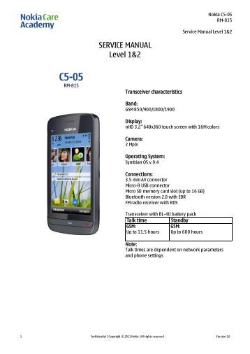 MANUAL DE NOKIA X2 00 Auto Electrical Wiring Diagram