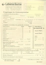 Anmeldung-Fragenbogen Betreubares Wohnen - Gemeinde Rüstorf